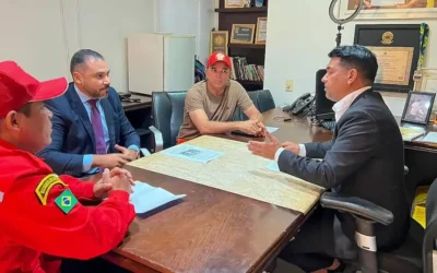 Representantes do SINBOCIVIL se reúnem com o deputado Wellington do Curso